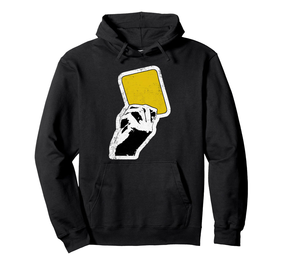 Referee Yellow Card Coach Sports Hoodie - Trendy Graphic Men Women