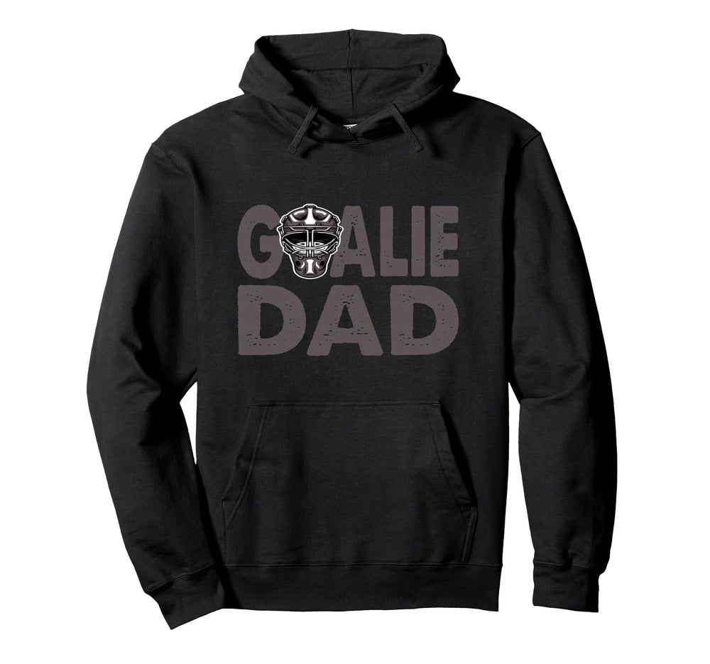 Ice Hockey Goalkeeper Dad Hoodie - Aesthetic Graphic Unisex