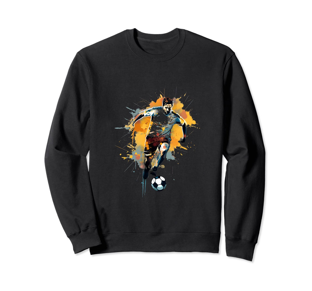 Soccer Player Soccer Game Football Sweatshirt - Graphic Print for Adults