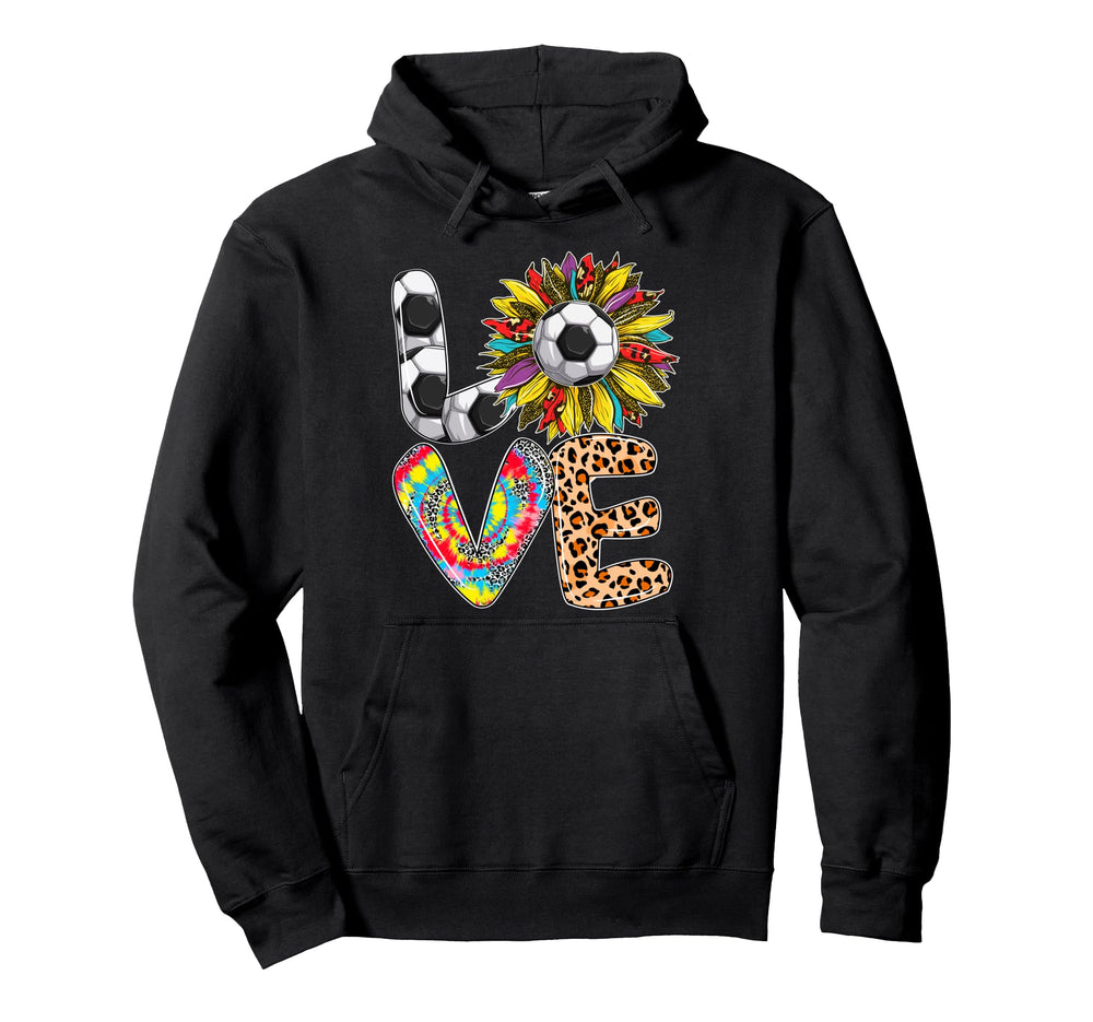 Love Costume Sunflower Soccer Equipment Hoodie - Novelty Apparel Unisex