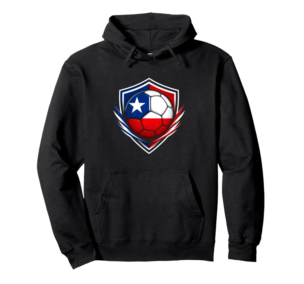 Chile Soccer Supporter Game Day Hoodie - Fun Novelty Design for Adults
