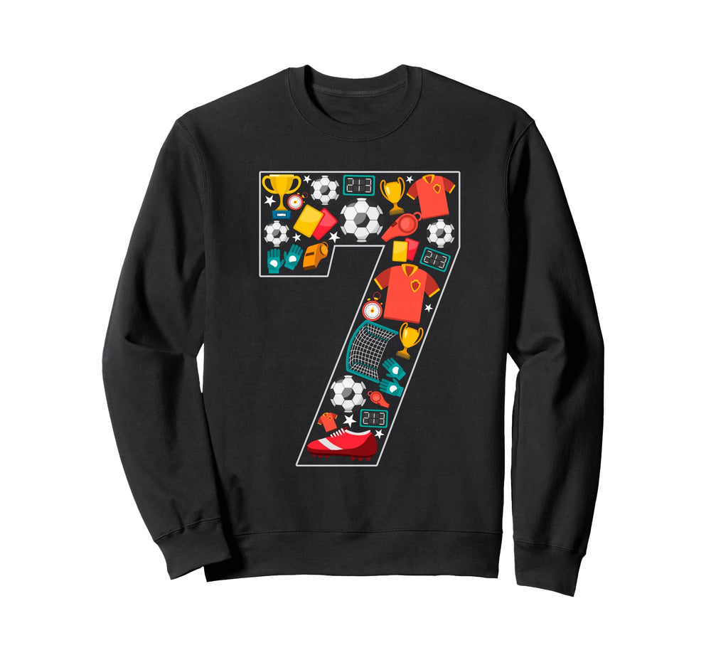 Its My 7Th Birthday Soccer Sweatshirt - Casual Everyday Wear Men Women