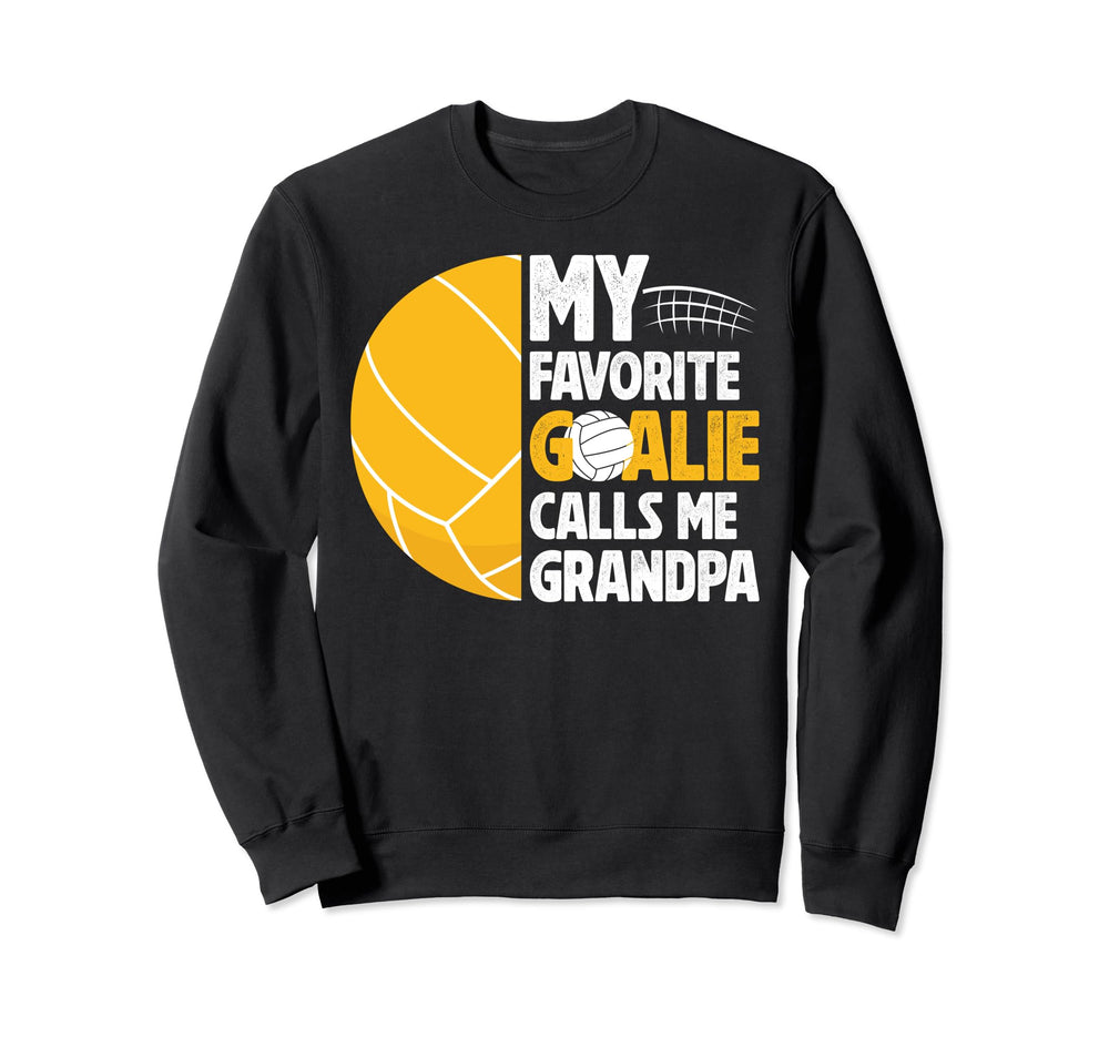 Water Polo Goalie Grandpa Water Sweatshirt - Aesthetic Graphic for Adults