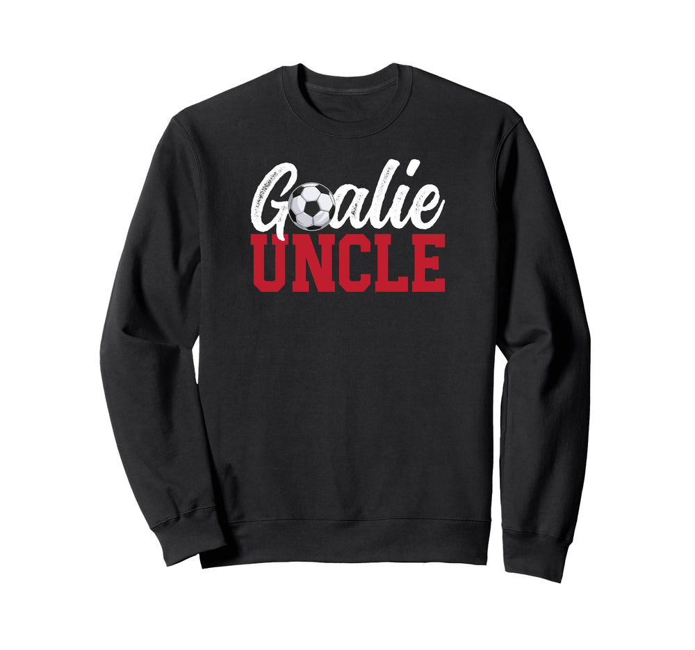 Soccer Goalie Uncle Soccer Goalkeeper Sweatshirt - Minimalist Print Unisex