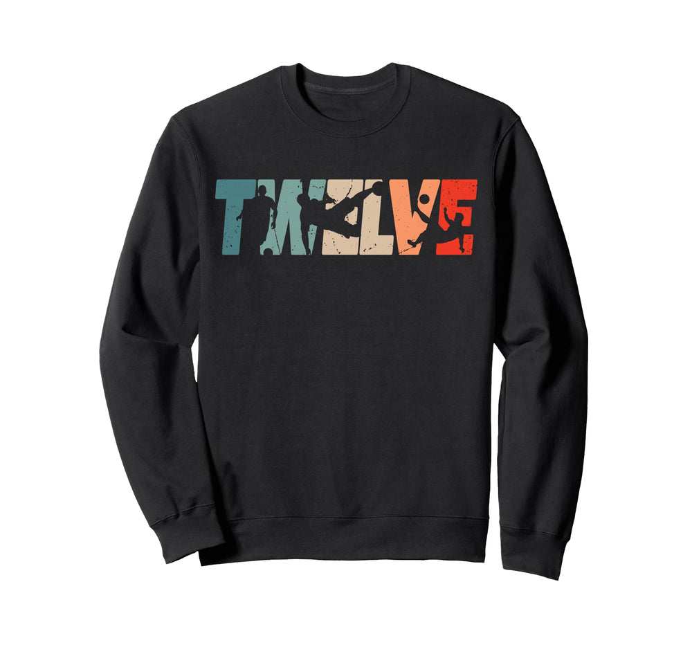 12Th Birthday Soccer 12 Years Old Sweatshirt - Graphic Print for Adults