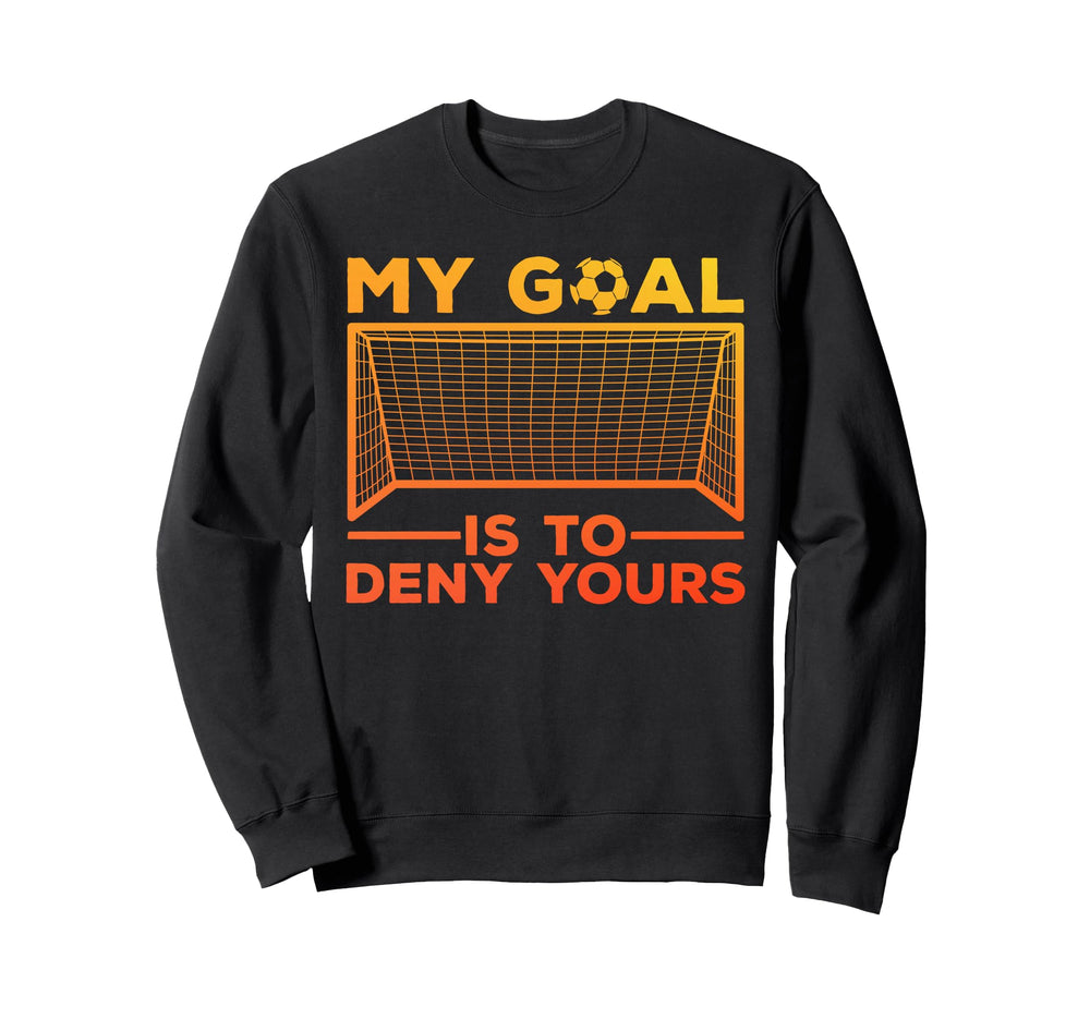 Soccer Goalie Soccer Player Sweatshirt - Minimalist Print Men Women