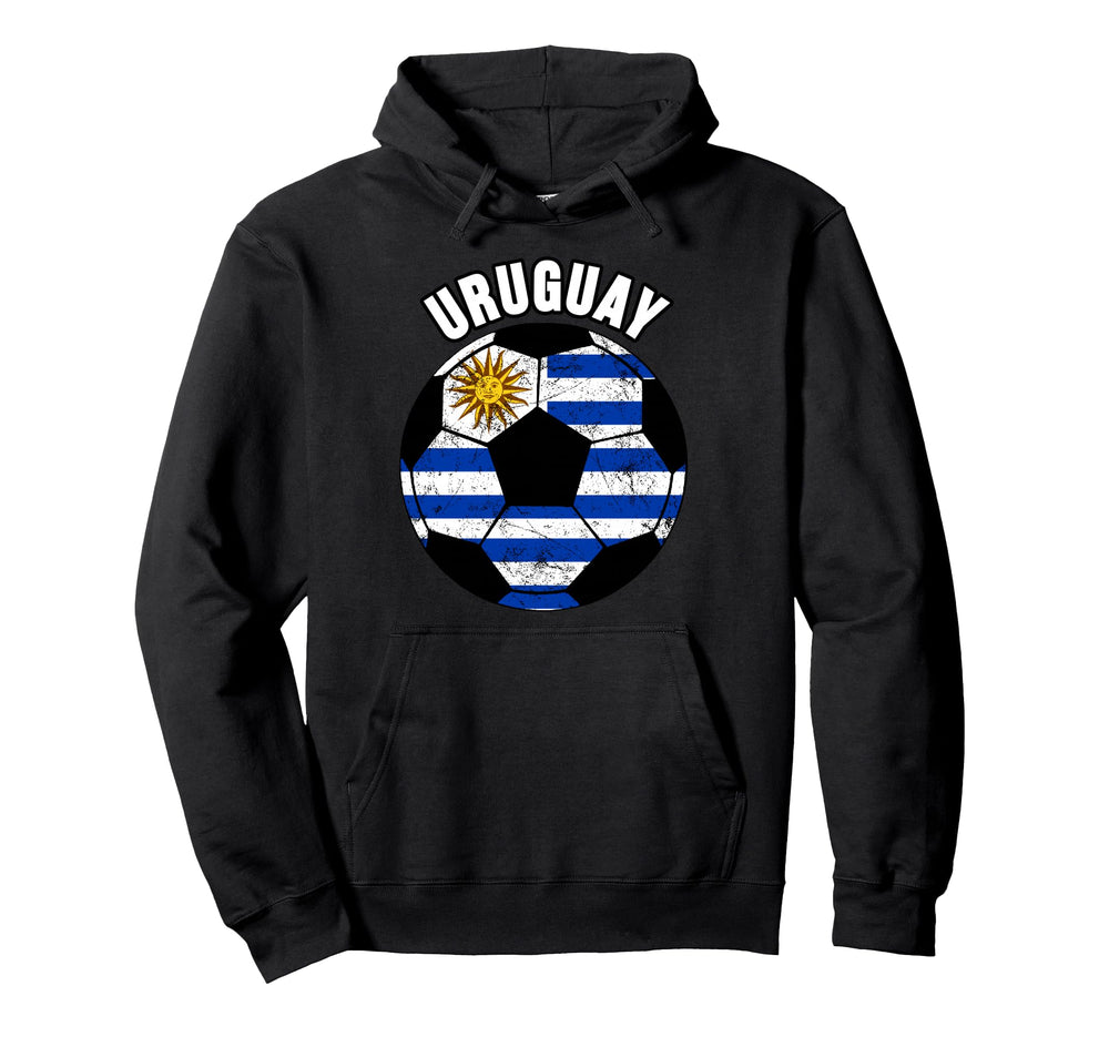 Uruguay Soccer Game Player Hoodie - Casual Everyday Wear for Adults