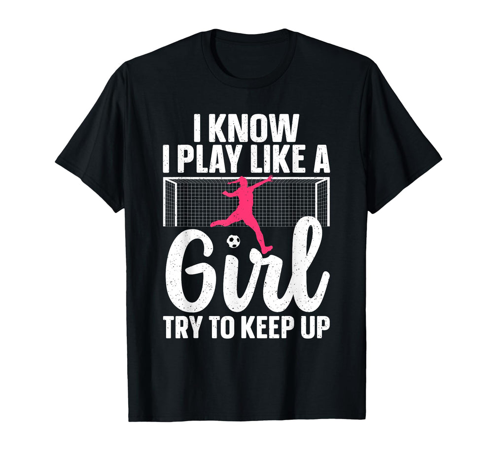 Funny Soccer Art Soccer Player T-Shirt - Casual Everyday Wear Men Women