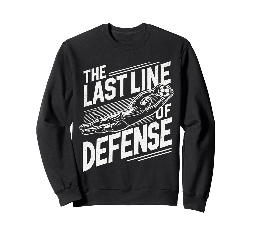 Funny Teens Soccer Goalie Art Soccer Sweatshirt - Unique Graphic Men Women