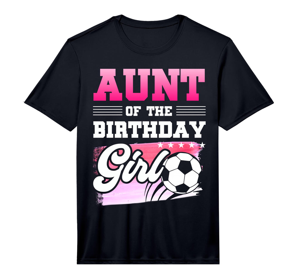 Mens Aunt Birthday Soccer Players Sport T-Shirt - Trendy Graphic Men Women