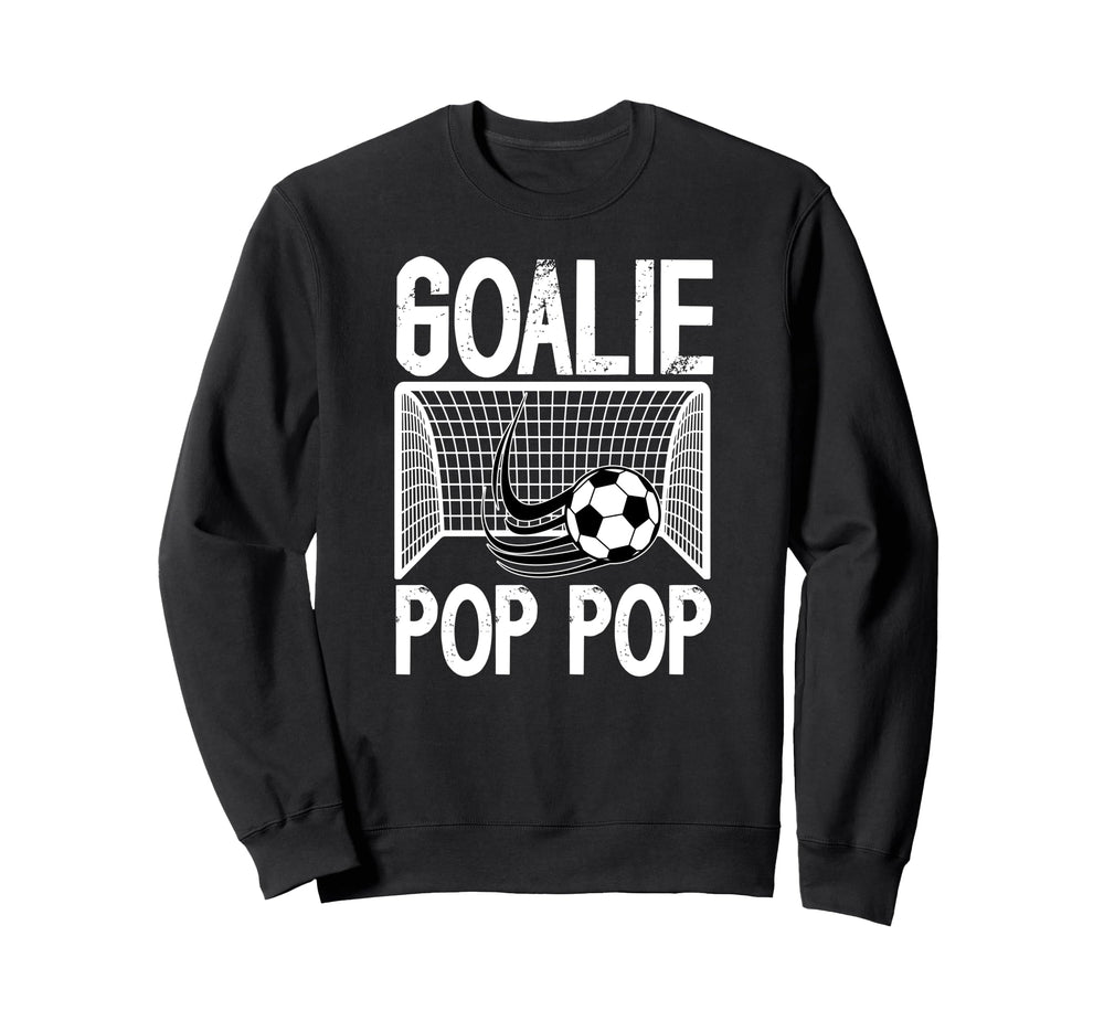 Soccer Goalie Pop Pop Soccer Sweatshirt - Minimalist Print Men Women