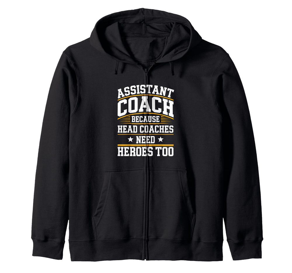 Funny Assistant Coach Soccer Volleyball Jm Hoodie - Trendy Graphic Unisex