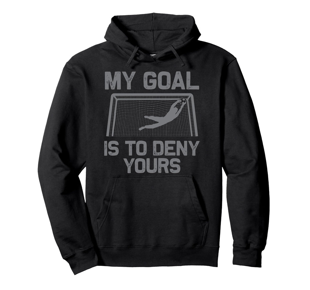 Soccer Goalie Art Gag Soccer Player Hoodie - Unique Graphic for Adults
