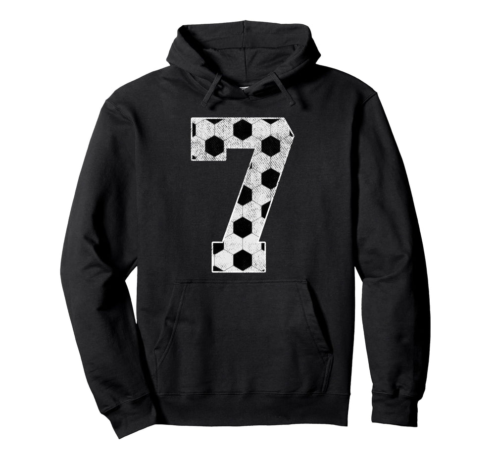 7Th Birthday Party 7 Year Old Hoodie - Fun Novelty Design for Adults