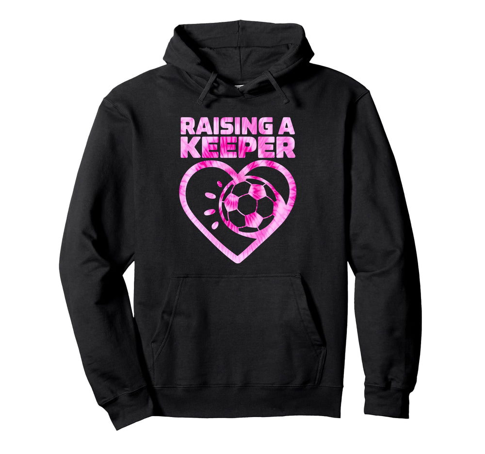 Raising Keeper Goalie Soccer Hoodie - Minimalist Print for Adults