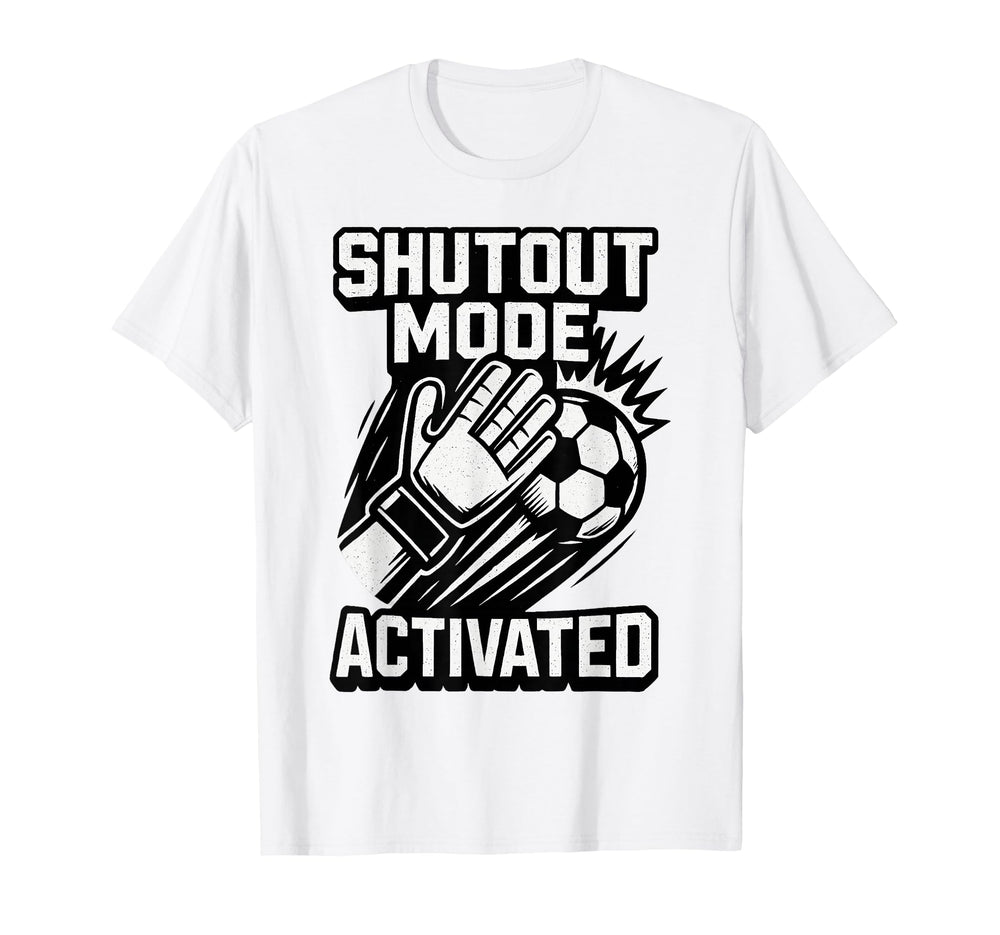 Soccer Goalie Save Funny Goalkeeper T-Shirt - Minimalist Print Unisex