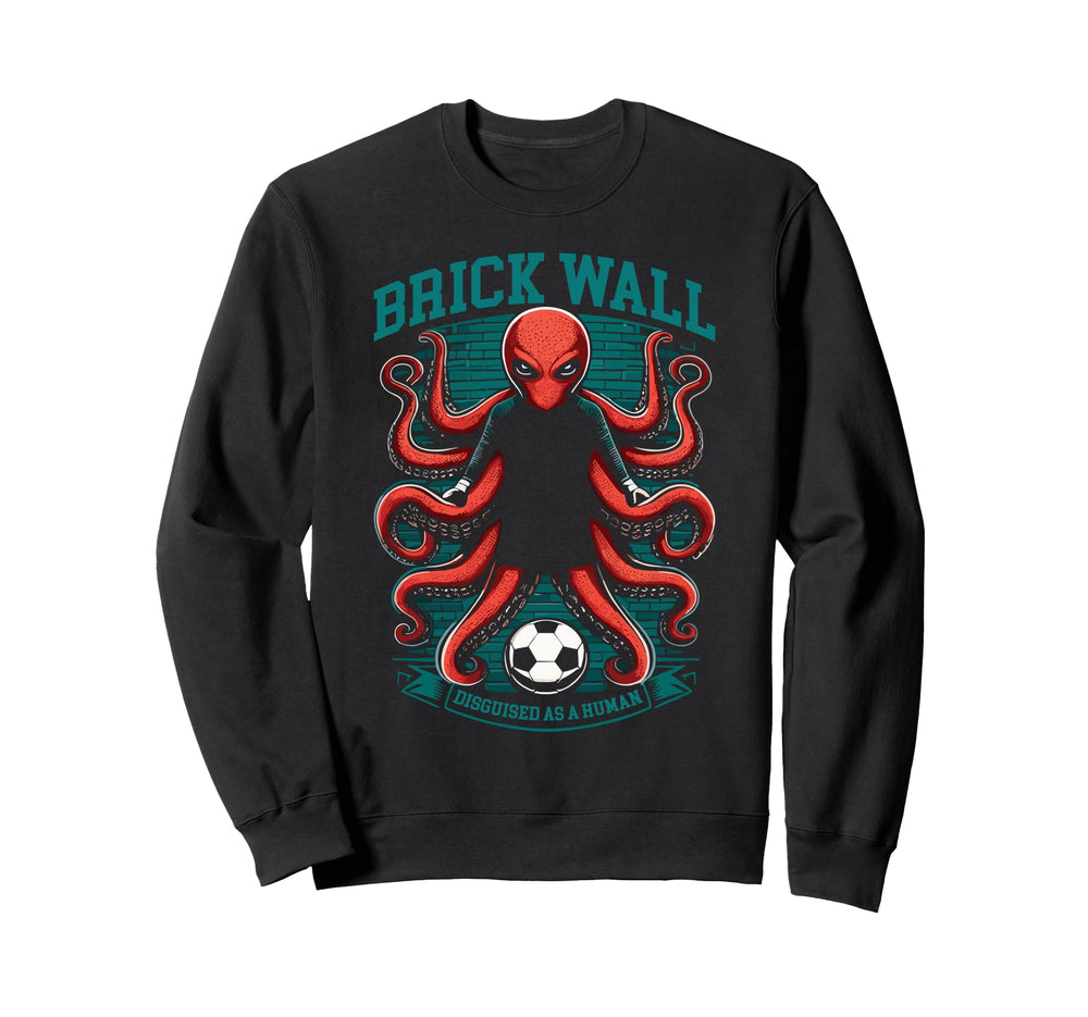 Soccer Player Octopus Soccer Sweatshirt - Custom Art Print Men Women