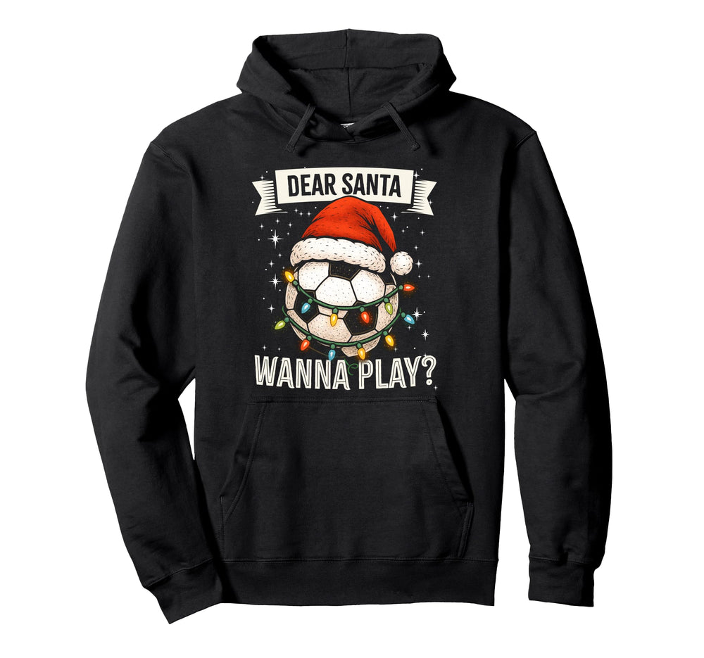 Soccer Player Funny Hat Lights And Ball Hoodie - Minimalist Print Unisex
