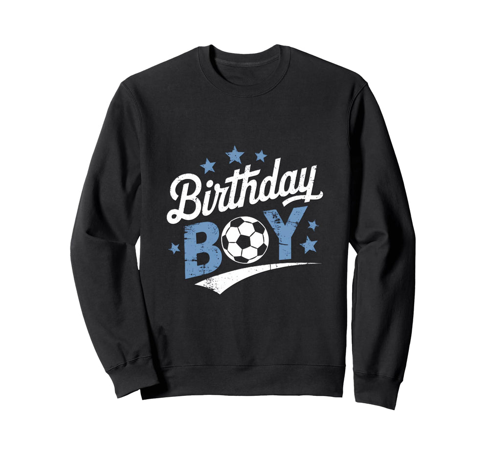 Birthday Soccer Stars Fun Sweatshirt - Trendy Graphic for Adults