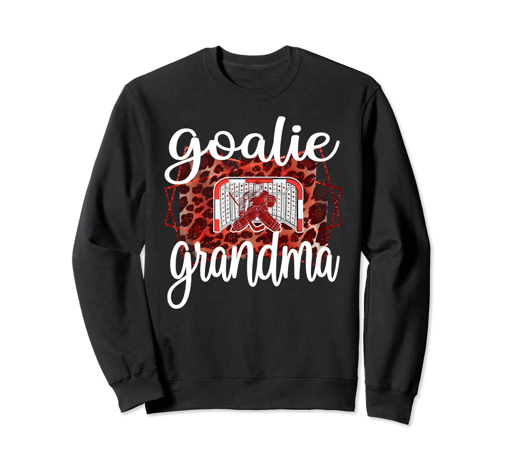 Goaltender Grandma Ice Hockey Goalie Sweatshirt - Custom Art Print Unisex