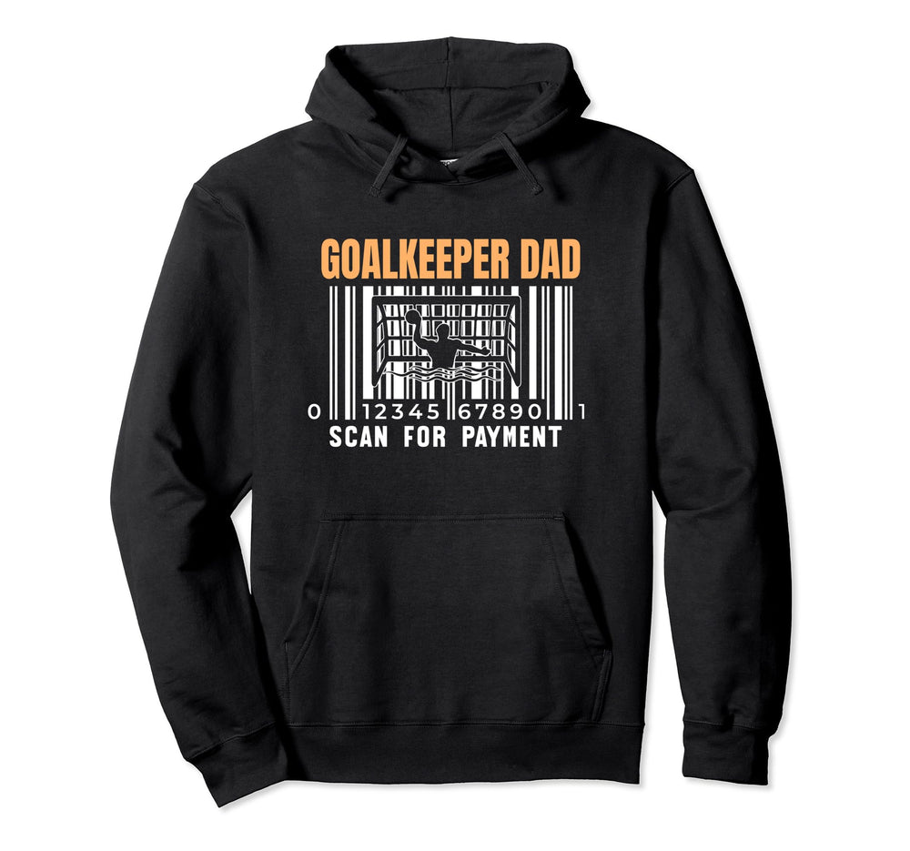 Water Polo Goalkeeper Dad Scan Payment Hoodie - Trendy Graphic Unisex