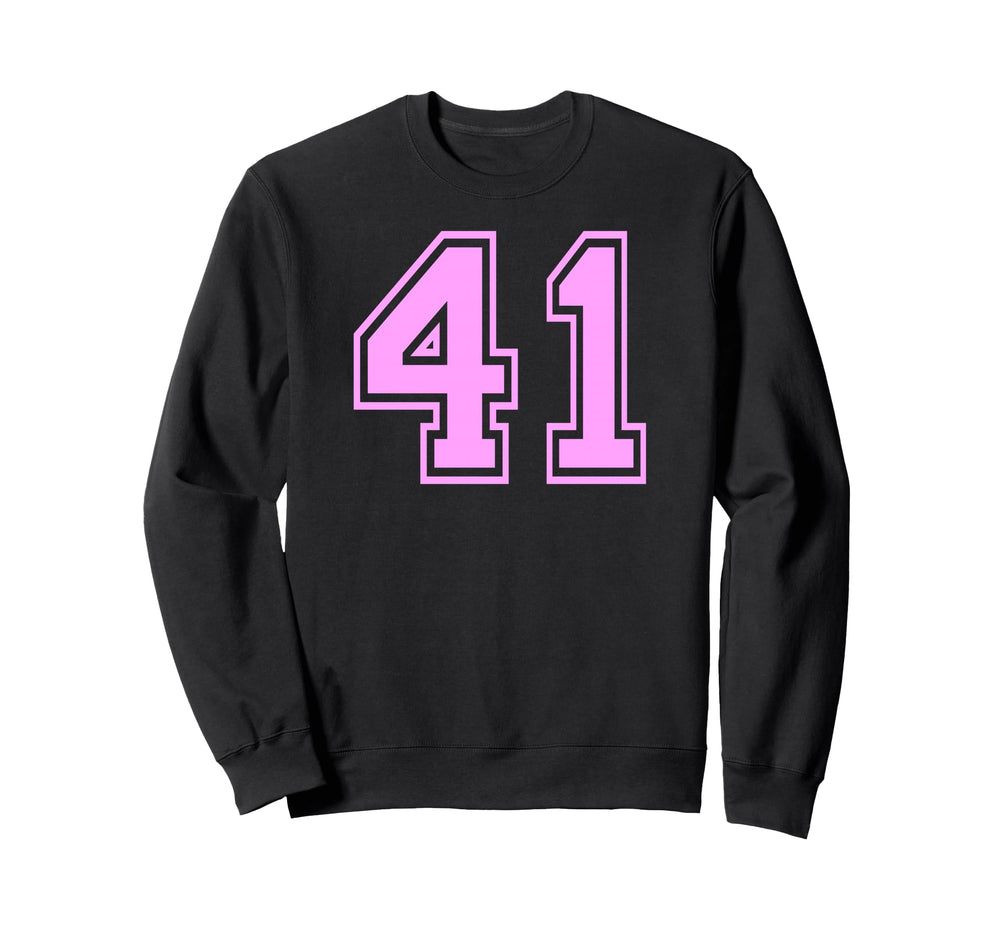 41 Number Forty One Sports Varsity Sweatshirt - Streetwear Style Unisex