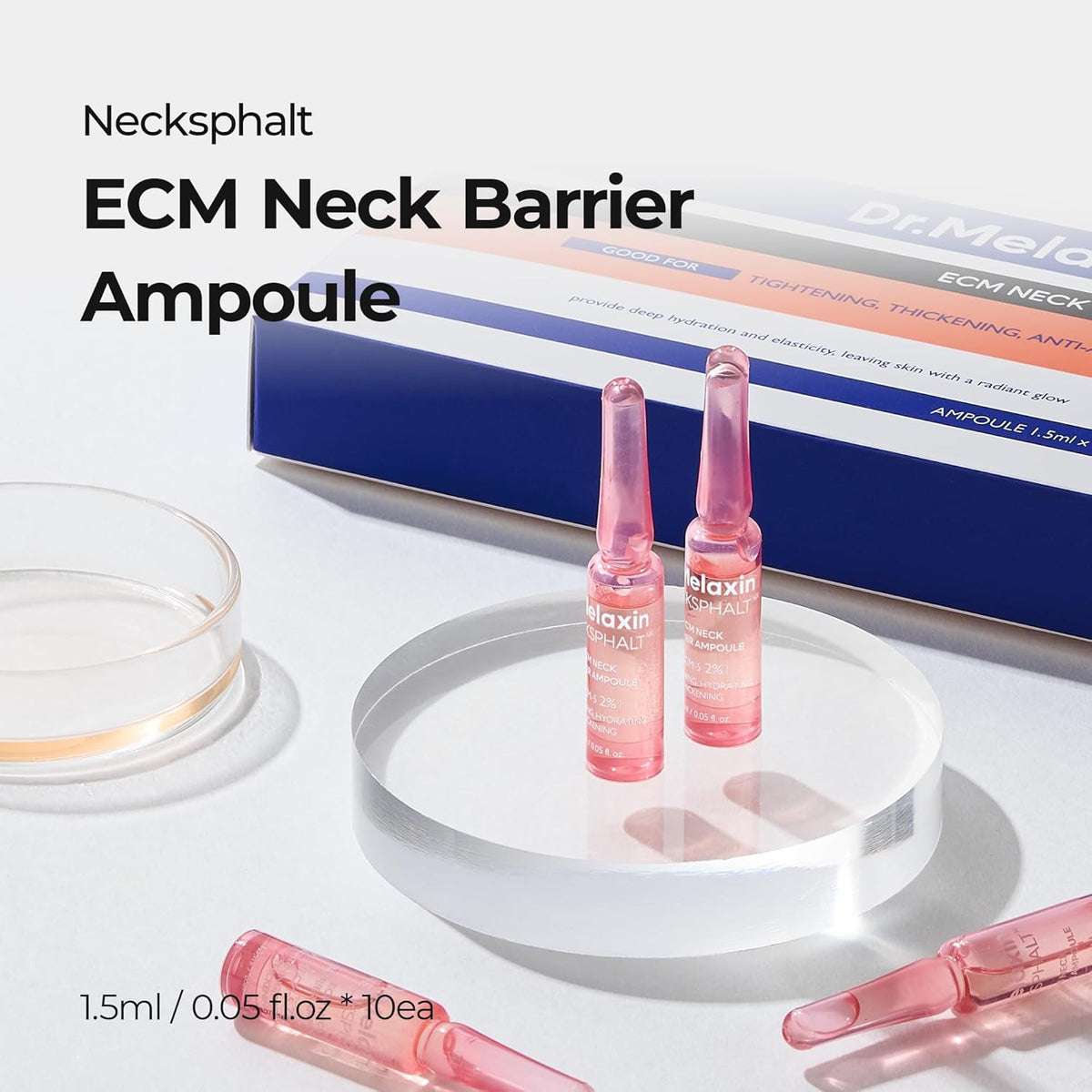 Dr. Melaxin Necksphalt ECM Neck Barrier Ampoule - Snipetell
