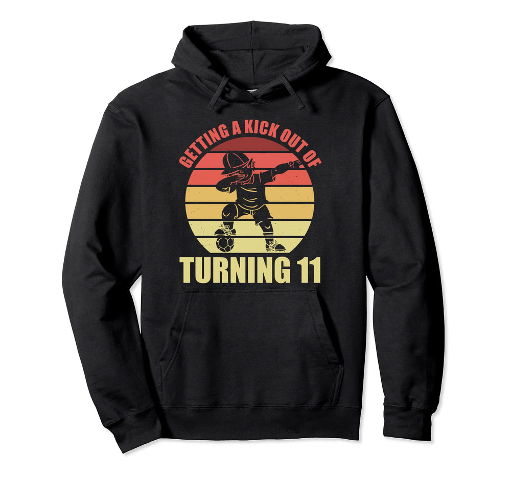 11 Year Old Happy 11Th Birthday Soccer Hoodie - Unique Graphic for Adults