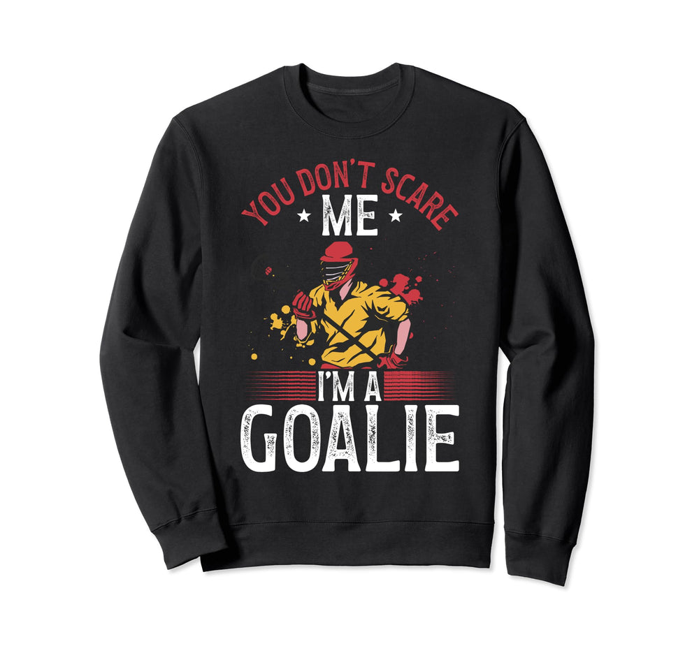 Lacrosse Goalie Lax Goalkeeper Sweatshirt - Aesthetic Graphic Unisex