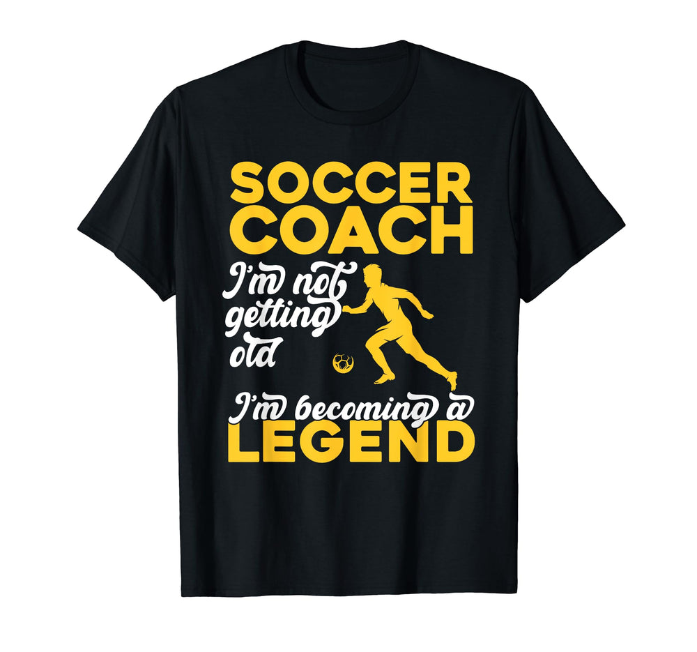 Soccer Coaching Training Trainer T-Shirt - Novelty Apparel Men Women