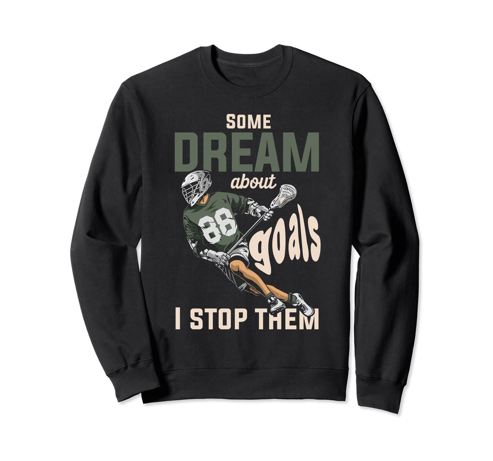 Goalkeeper Lacrosse Goalie Lax Goalie Sweatshirt - Graphic Print Men Women