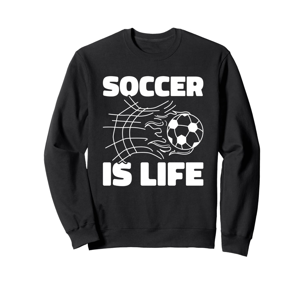 Soccer Player Sports Lover Soccer Sweatshirt - Custom Art Print for Adults