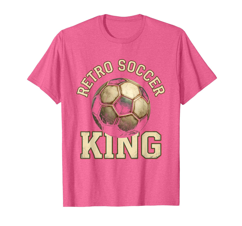 Soccer King Soccer Ball T-Shirt - Aesthetic Graphic Unisex