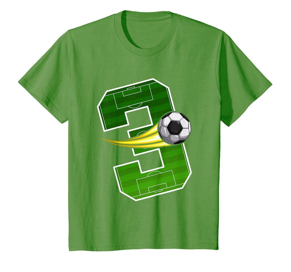 Soccer 3Rd Birthday Im 3 Childrens T-Shirt - Graphic Print for Adults
