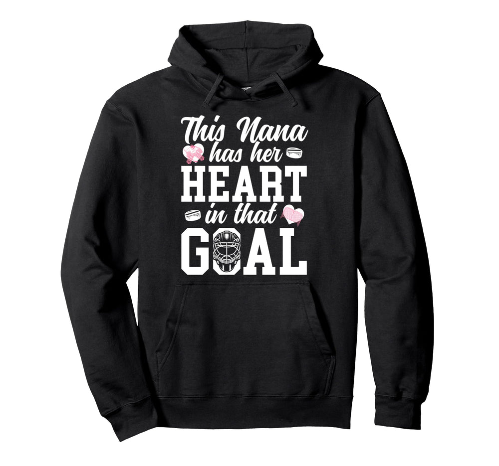 Proud Hockey Goalie Nana Hockey Hoodie - Aesthetic Graphic for Adults
