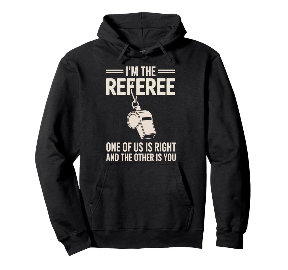 Funny Referee Art Soccer Football Referee Hoodie - Custom Art Print Unisex