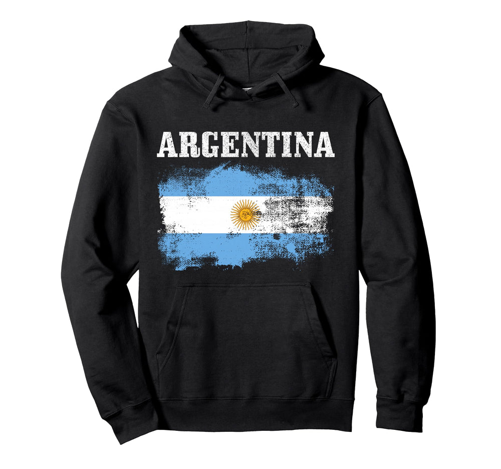 Argentina Flag Argentine Pride Hoodie - Custom Art Print for Adults