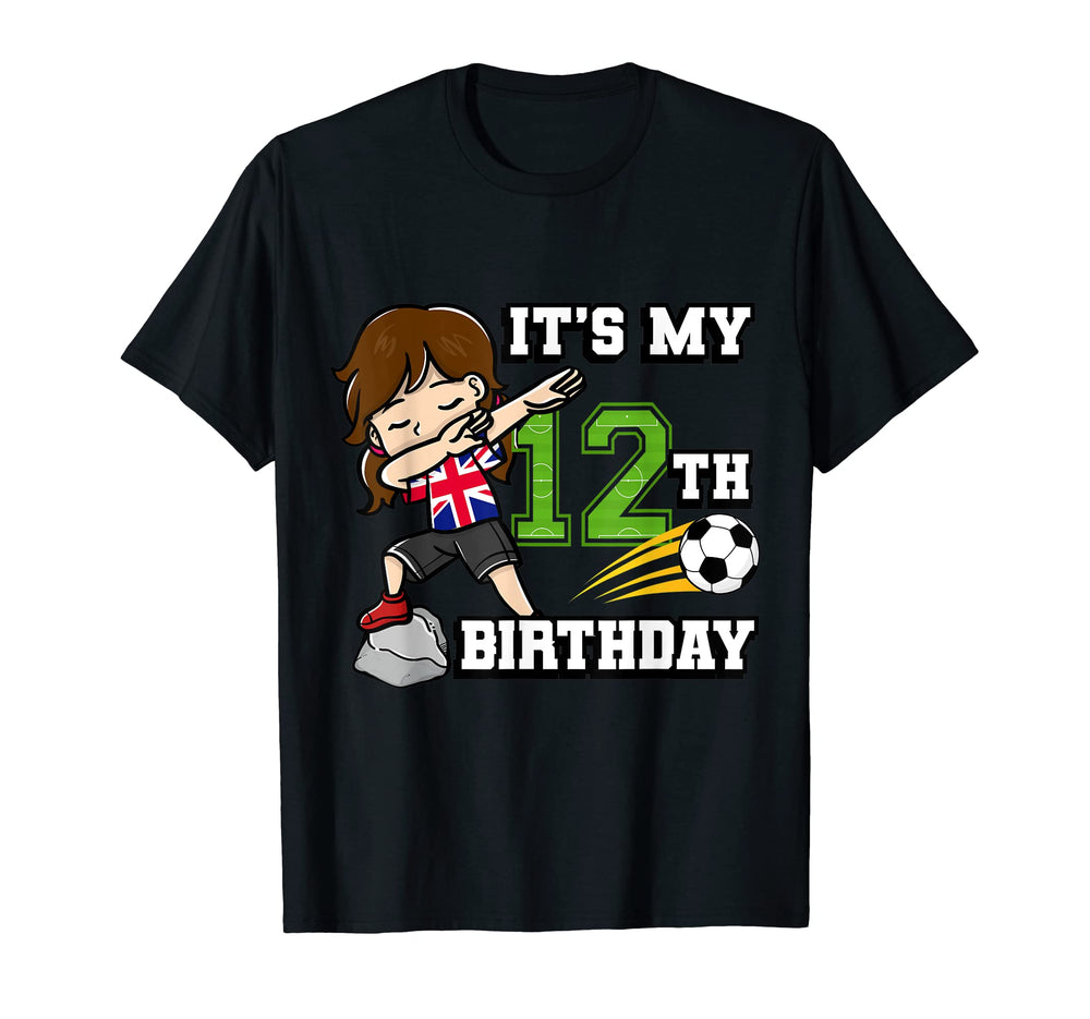 Soccer Its My 12Th Birthday United T-Shirt - Novelty Apparel Men Women