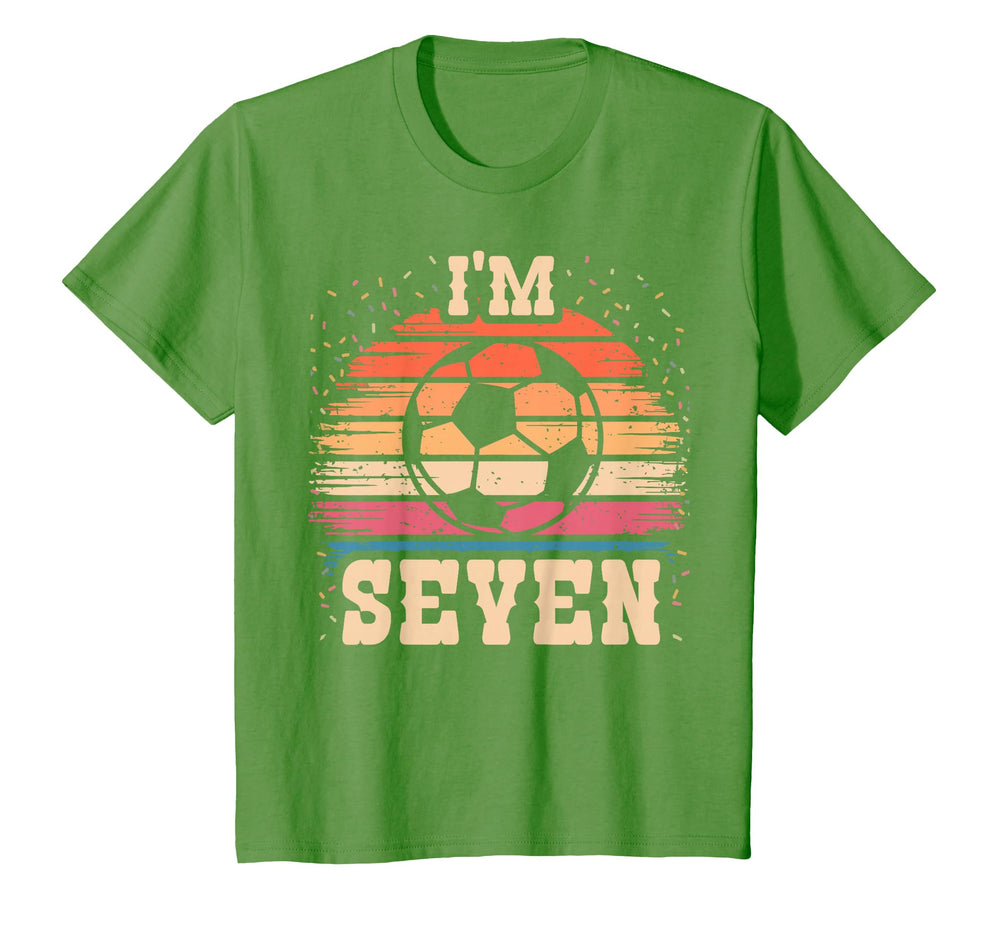 Soccer 7 Year Old Birthday 7Th T-Shirt - Casual Everyday Wear Unisex