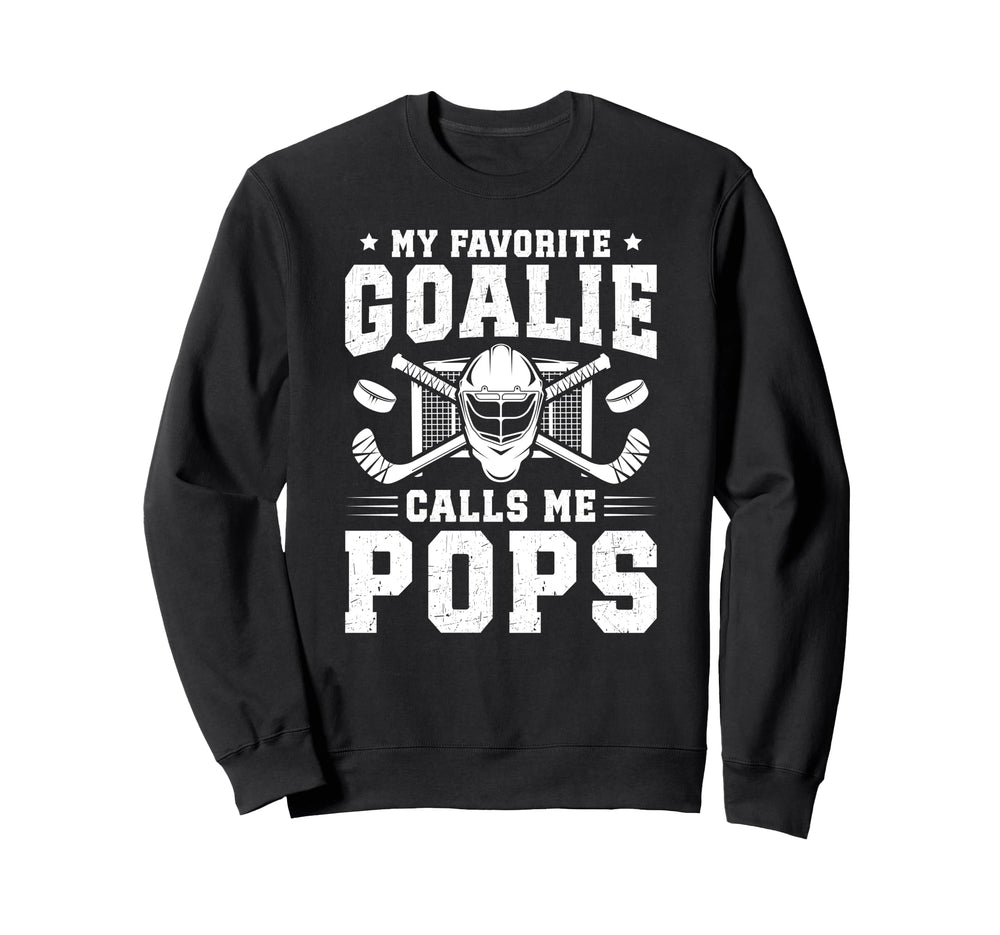 Proud Hockey Goalie Pops Ice Sweatshirt - Streetwear Style Men Women