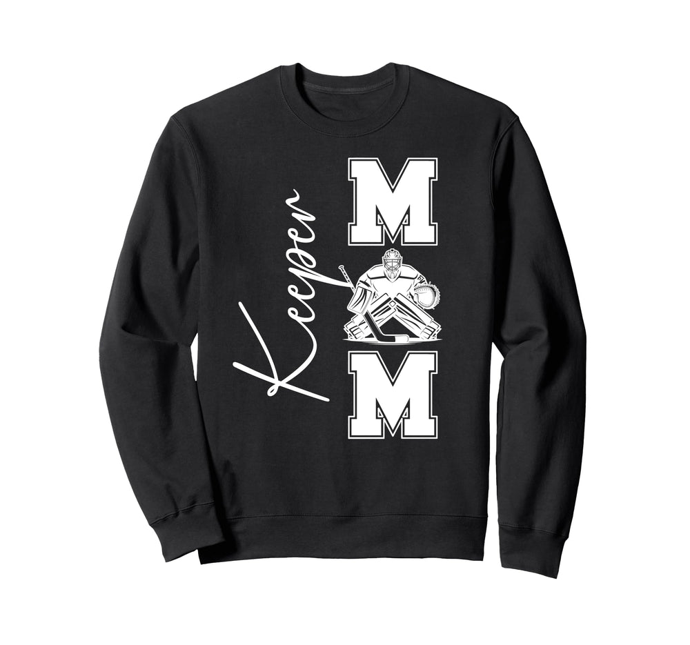 Hockey Keeper Mom Ice Hockey Goalkeeper Sweatshirt - Graphic Print Unisex