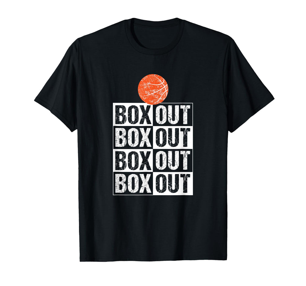 Funny Basketball Coach Gift Box Out T-Shirt - Novelty Apparel Men Women