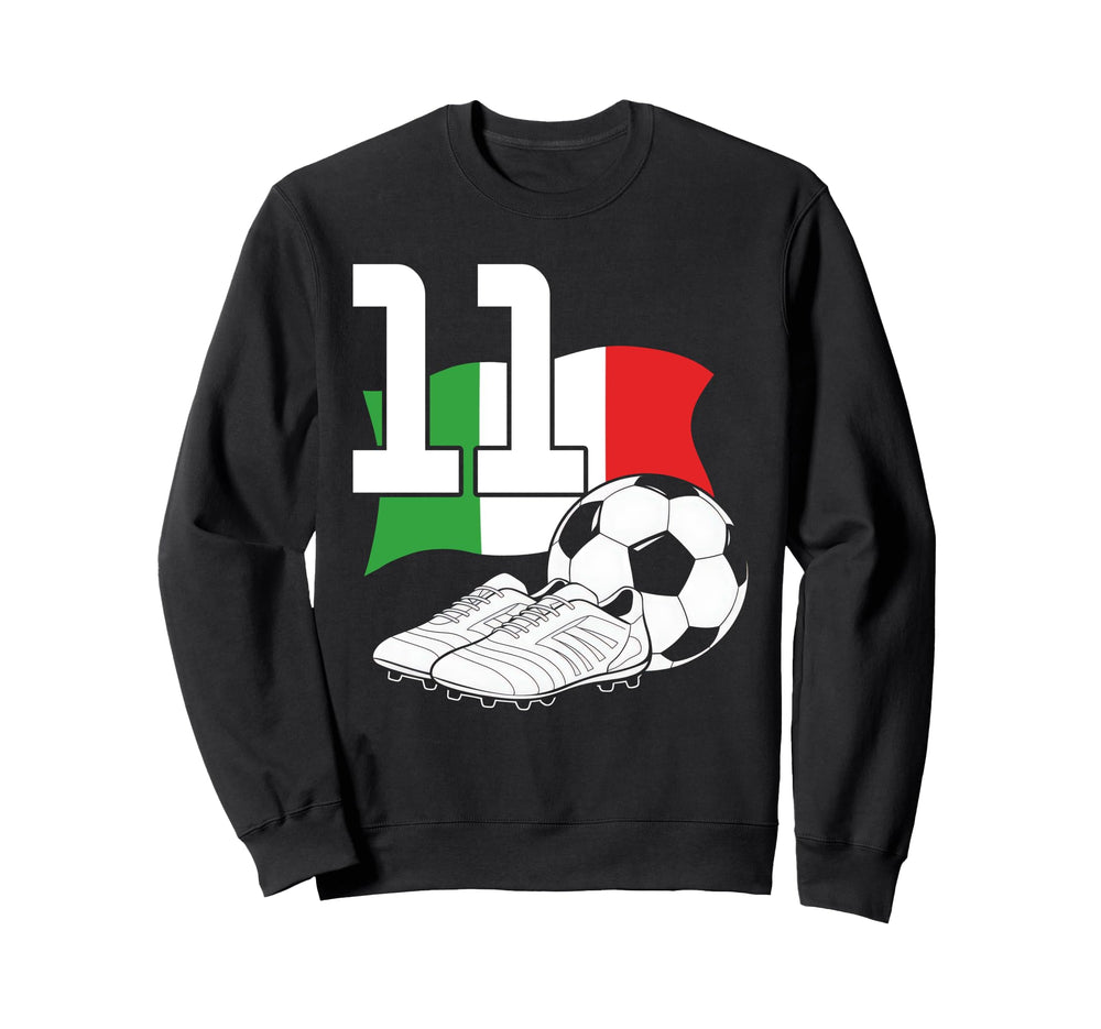 11 Soccer Birthday Gift Soccer Sweatshirt - Aesthetic Graphic Men Women