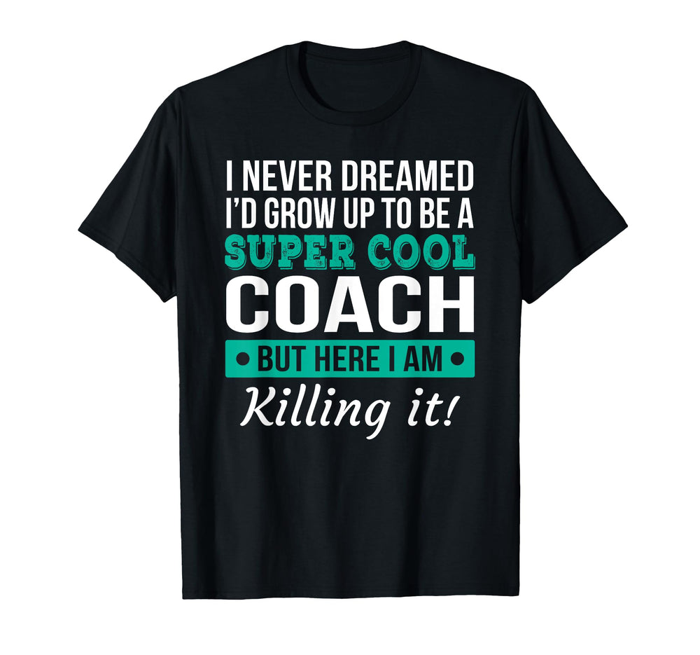 Funny Coach Appreciation Thank You T-Shirt - Custom Art Print for Adults