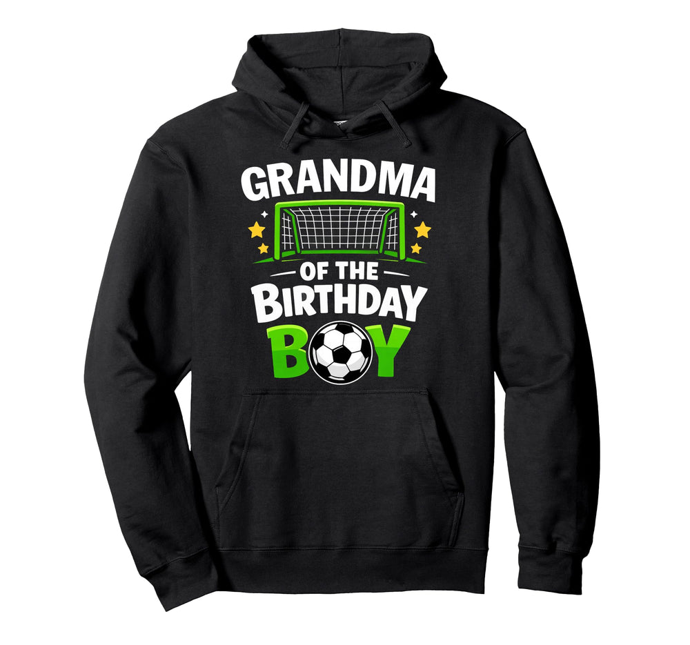 Grandma Birthday Soccer Ball Hoodie - Custom Art Print Unisex