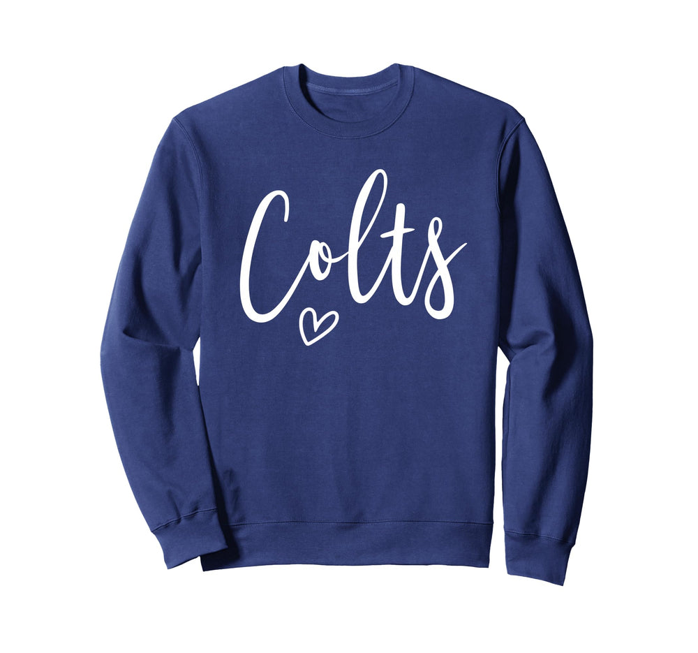 Colts High School Colts Sports Team Sweatshirt - Graphic Print for Adults