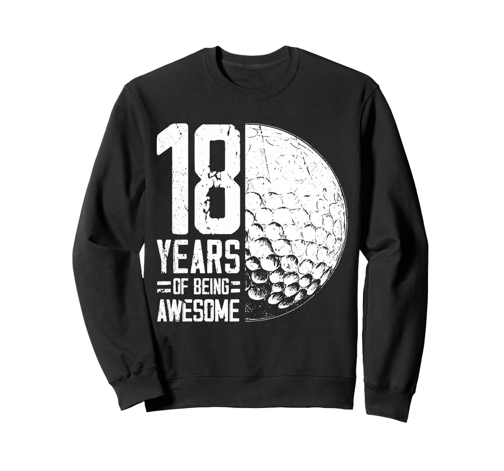18Th Birthday Golf Player Golf 18 Sweatshirt - Aesthetic Graphic Men Women