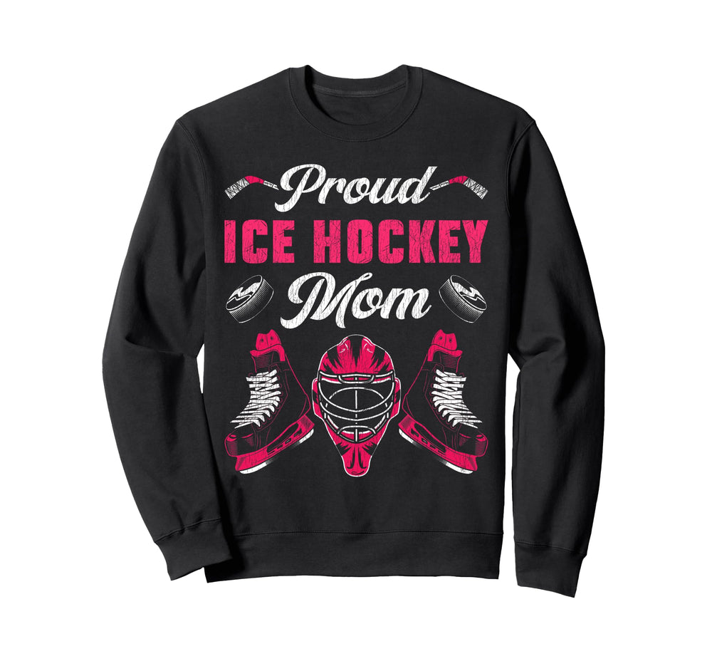 Ice Hockey Goalie Mom Mother Sweatshirt - Streetwear Style for Adults