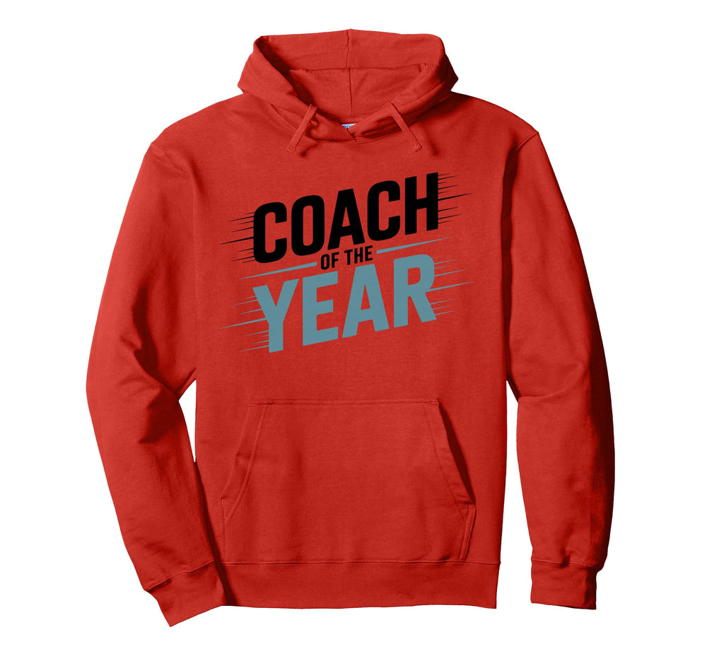 Coach Year Best Coach Dad Hoodie - Casual Everyday Wear for Adults