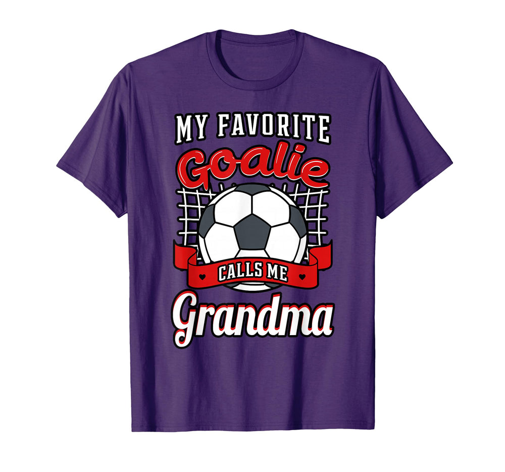 My Favorite Goalie Calls Me Grandma T-Shirt - Trendy Graphic Men Women